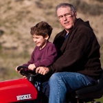 Day 6 - Lawn Tractor Fun with Grandpa