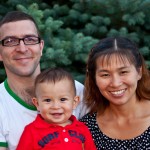 365G-057c David, Matthew and April Cook - Saints in China